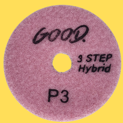 3-Step Wet Polishing Pad Star