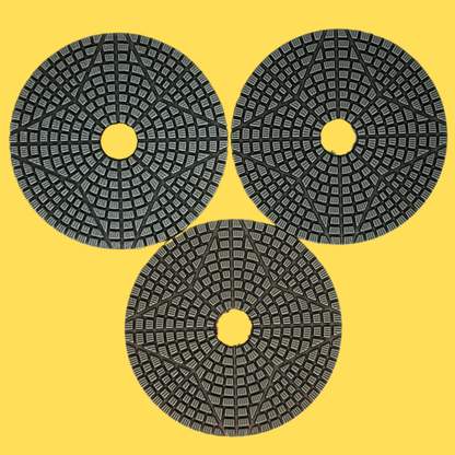 3-Step Wet Polishing Pad Star