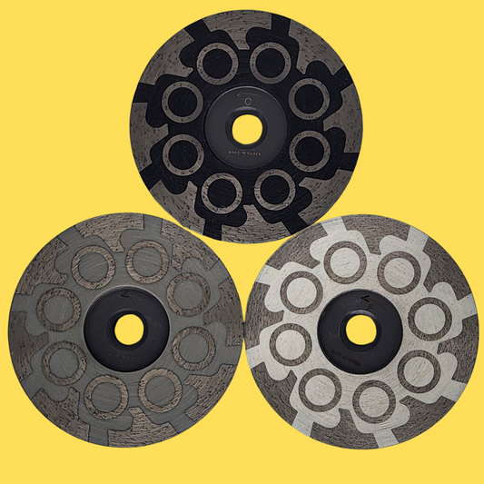 4" Premium Resin Cup Wheel 16 Segments