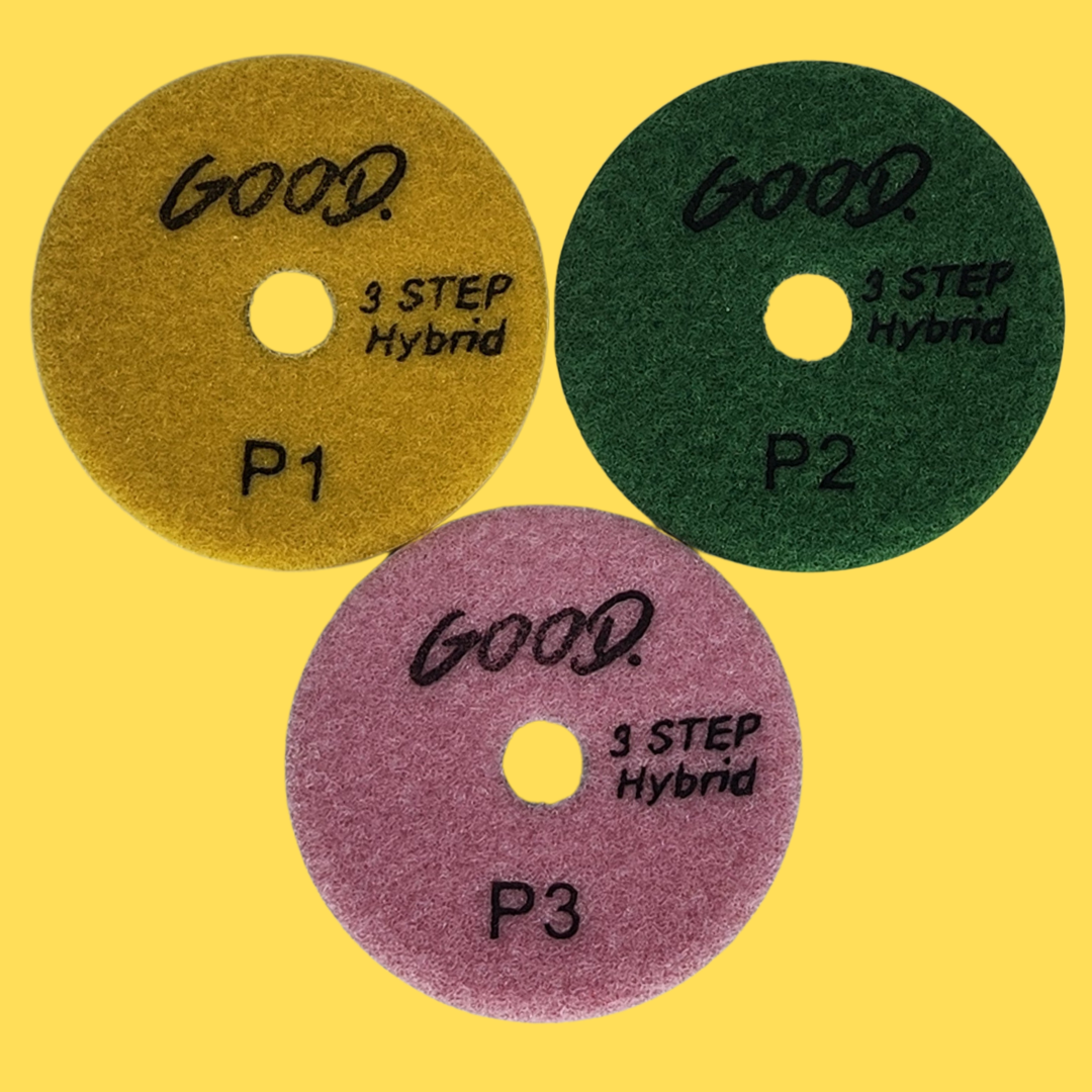 3-Step Wet Polishing Pad Star