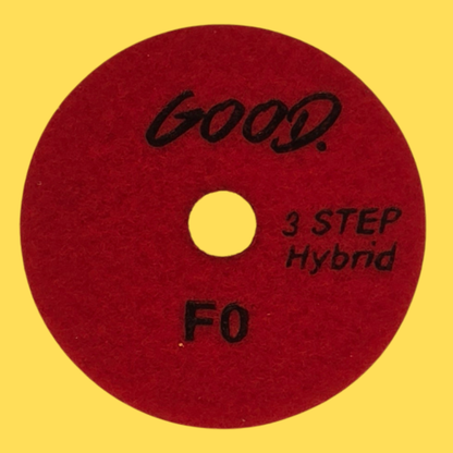 3-Step Wet Polishing Pad Flower