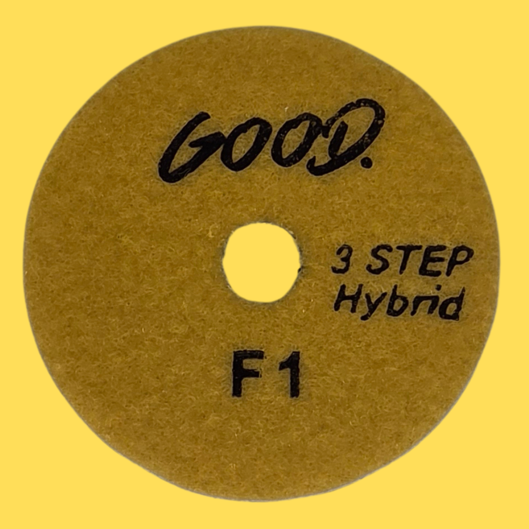 3-Step Wet Polishing Pad Flower