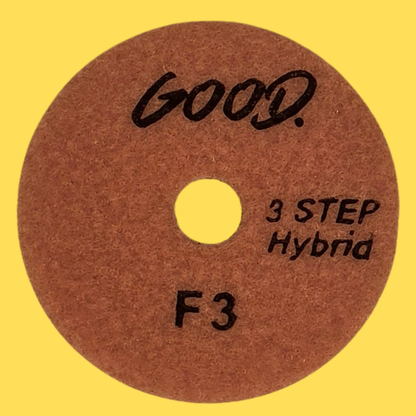 3-Step Wet Polishing Pad Flower
